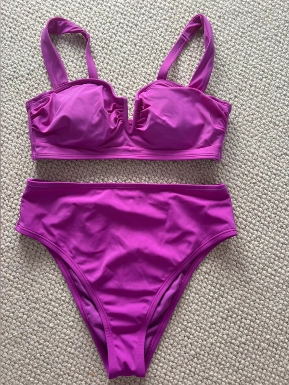 Shade & Shore Emerald Green Two-Piece Bikini